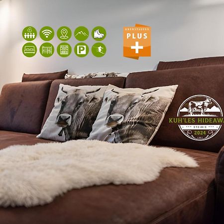 Kuh'Les Hideaway Steibis 3-Zimmer Ferienwohnung 55 M² Oberstaufen Εξωτερικό φωτογραφία